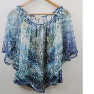 Live and Let Live Ocean Hues Blouse